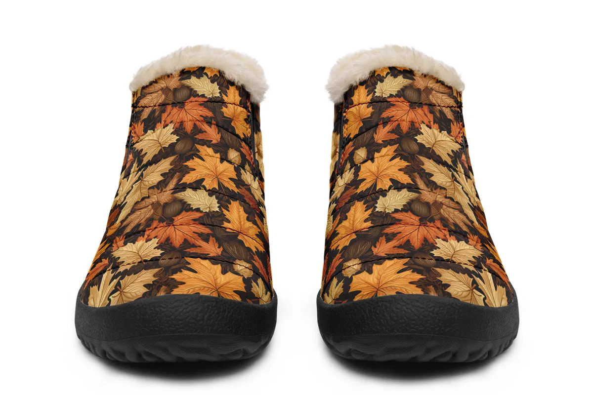 Autumn Leaves Winter Shoes