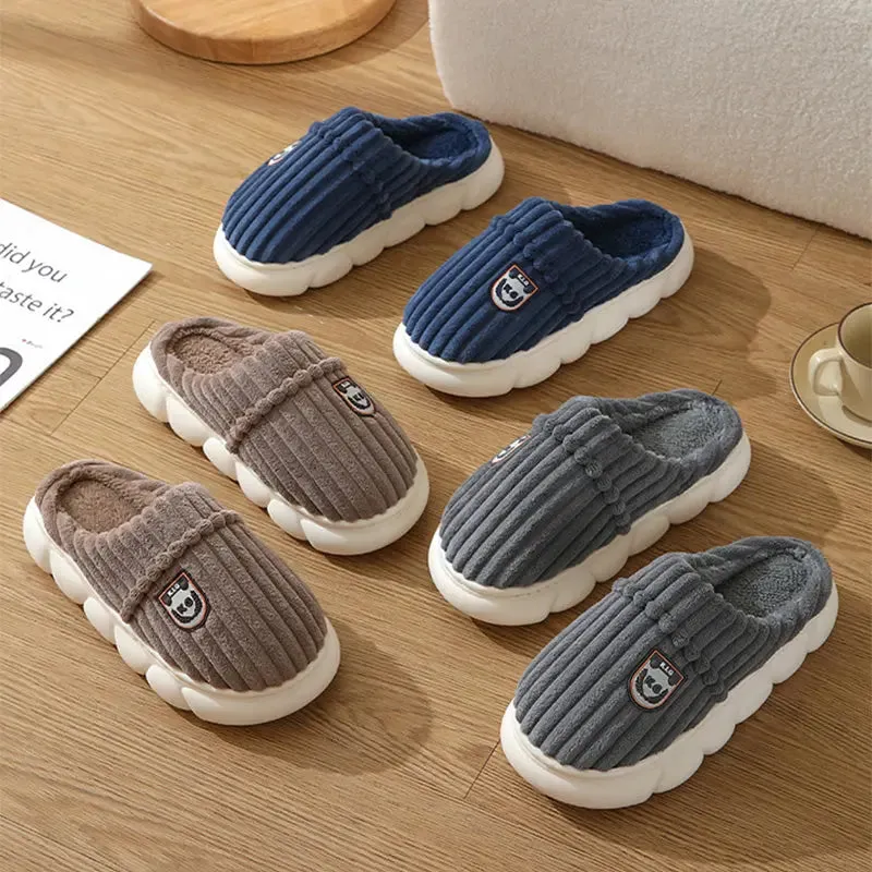 Winter Corduroy Slippers Home | winter slippers