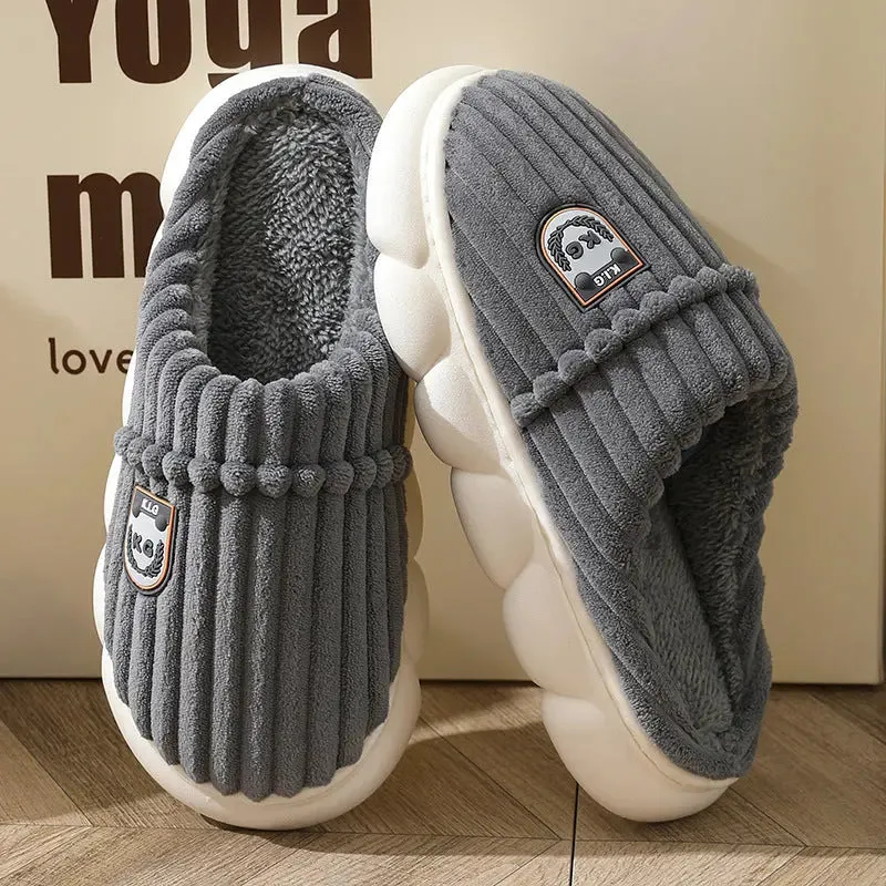 Winter Corduroy Slippers Home | winter slippers