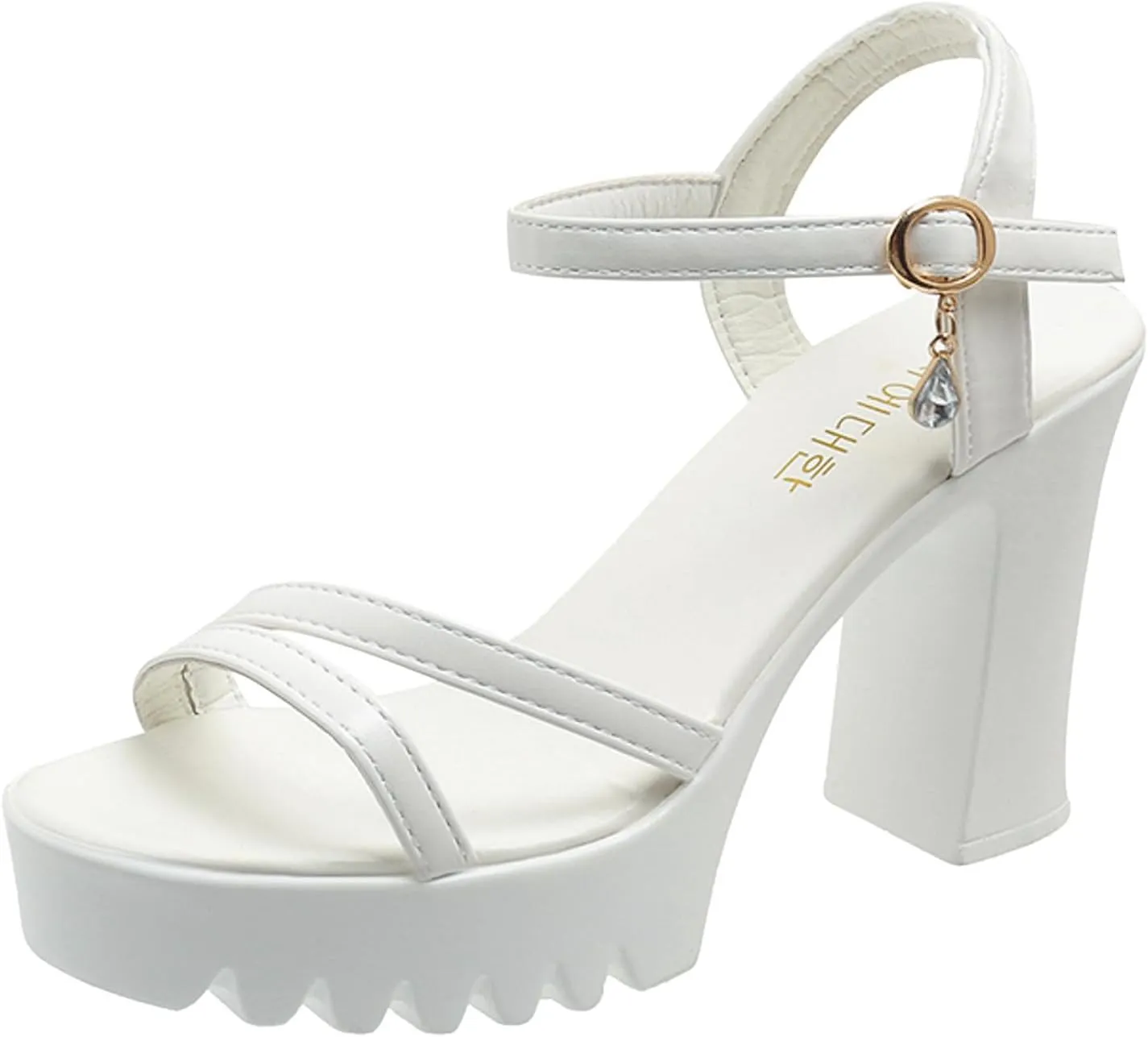 Women Low Chunky Heel Sandals Fashion Solid Color Open Toe Breathable Thick Sole Thick Heel Shoes for Women Sandals