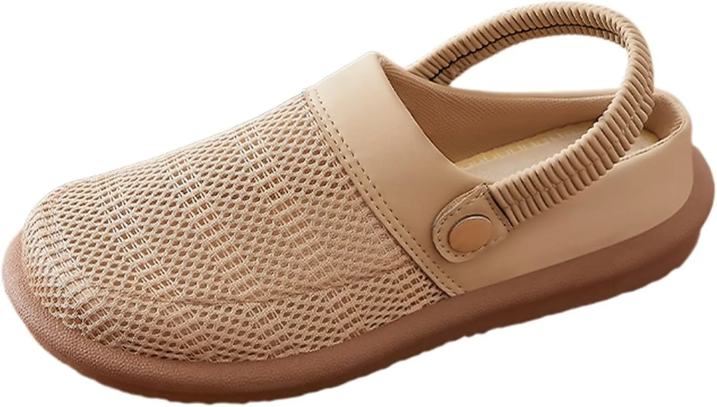Women's Casual Slip On Flat Sandals Comfortable Lightweight Breathable For Home Vacation Beach Outfit Spring