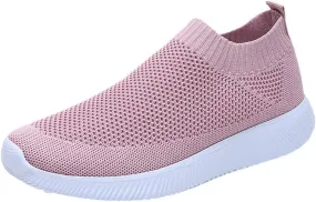 Womens Non Slip Work Shoes Slip On Water Resistant Walking Shoes Women Fashion Women Shoes Casual Women's Fashion Sneakers Steel Toe Tennis Shoe Cross Trainer Shoe